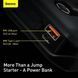 Пускозарядний пристрій Бустер Baseus AIR Car Jump Starter Super Energy 3in1 12V 10000mAh 1000A з функцією Павербанку 5V/3A і LED ліхтарика Чорний ПП-0001 фото 9