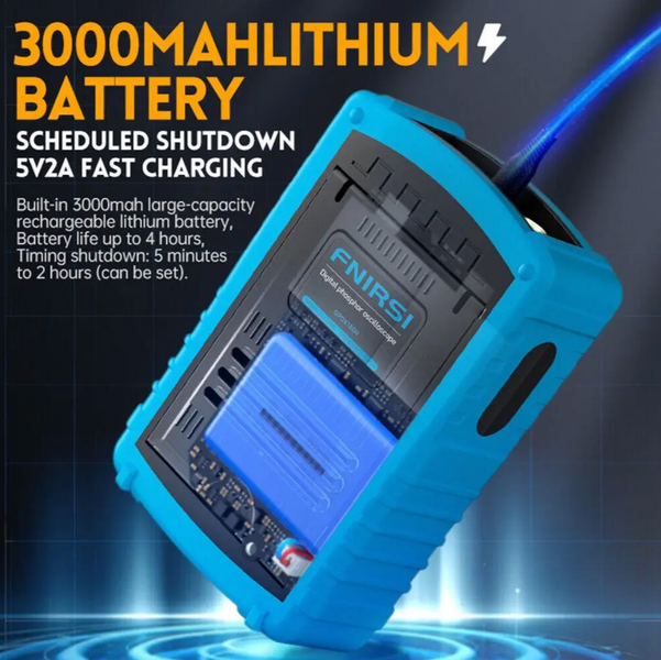 Портативний двоканальний осцилограф FNIRSI DPOX180H 180MHz FN-DPOX180 фото