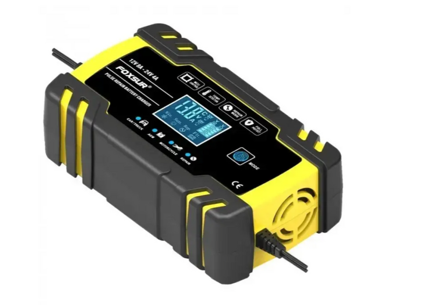 Зарядний пристрій FOXSUR 12V 8A/24V 4A FXR-01 фото